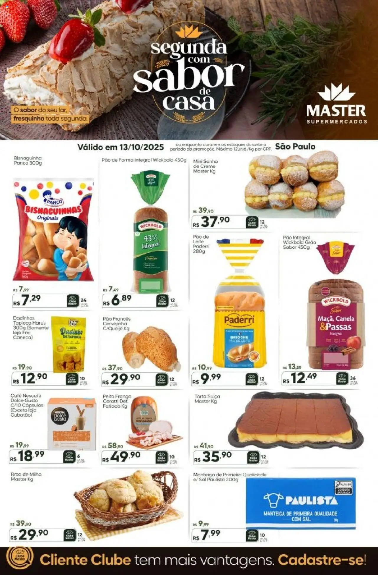 Master folheto "Ofertas do Dia - SP" válido a partir de 13/10/2025 - número de página 1
