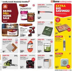 Preview of leaflet Weekly Flyer - NL from shop Home Hardware is valid from Sep 11, 2025