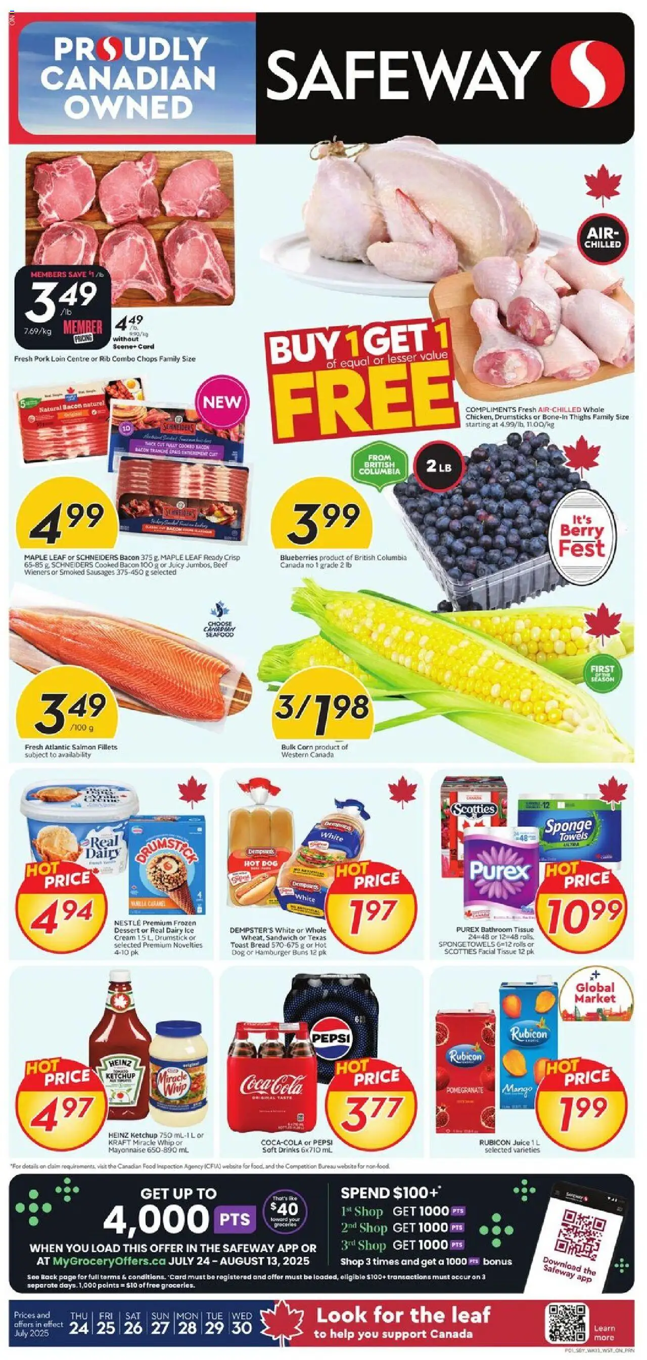 Le catalogue Weekly flyer / circulaire est valide à partir du Jul 24, 2025 numéro de la page 1