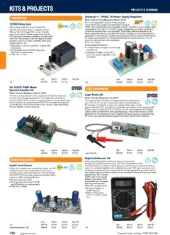 Preview of catalogue Engineering & Scientific Catalogue 2025/2026 from shop Jaycar valid 09/07/2025 | Page: 180
