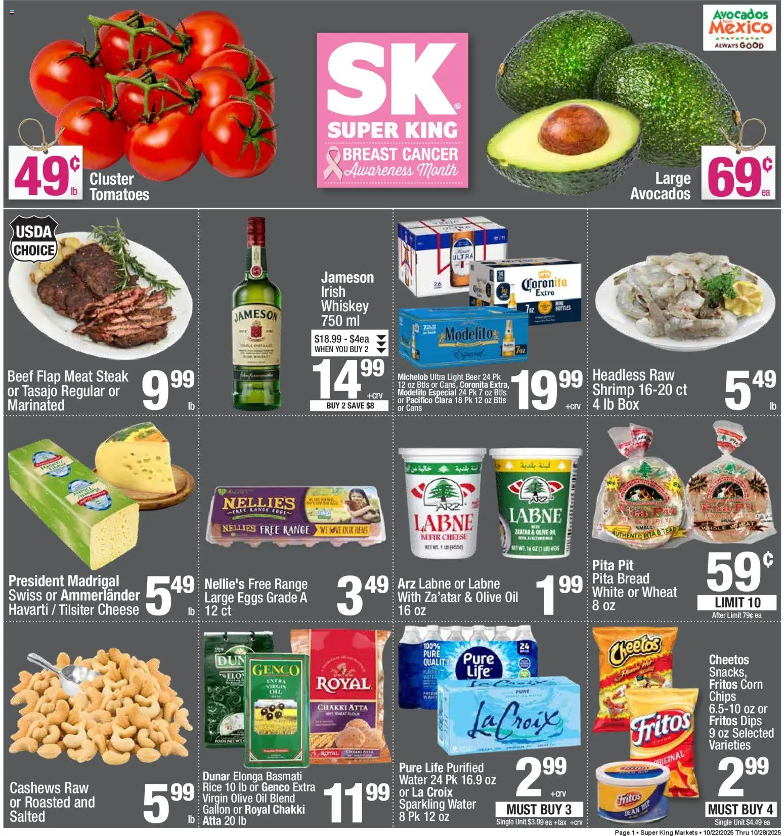 Ad Preview of Super King Weekly Ad from 10/22/2025