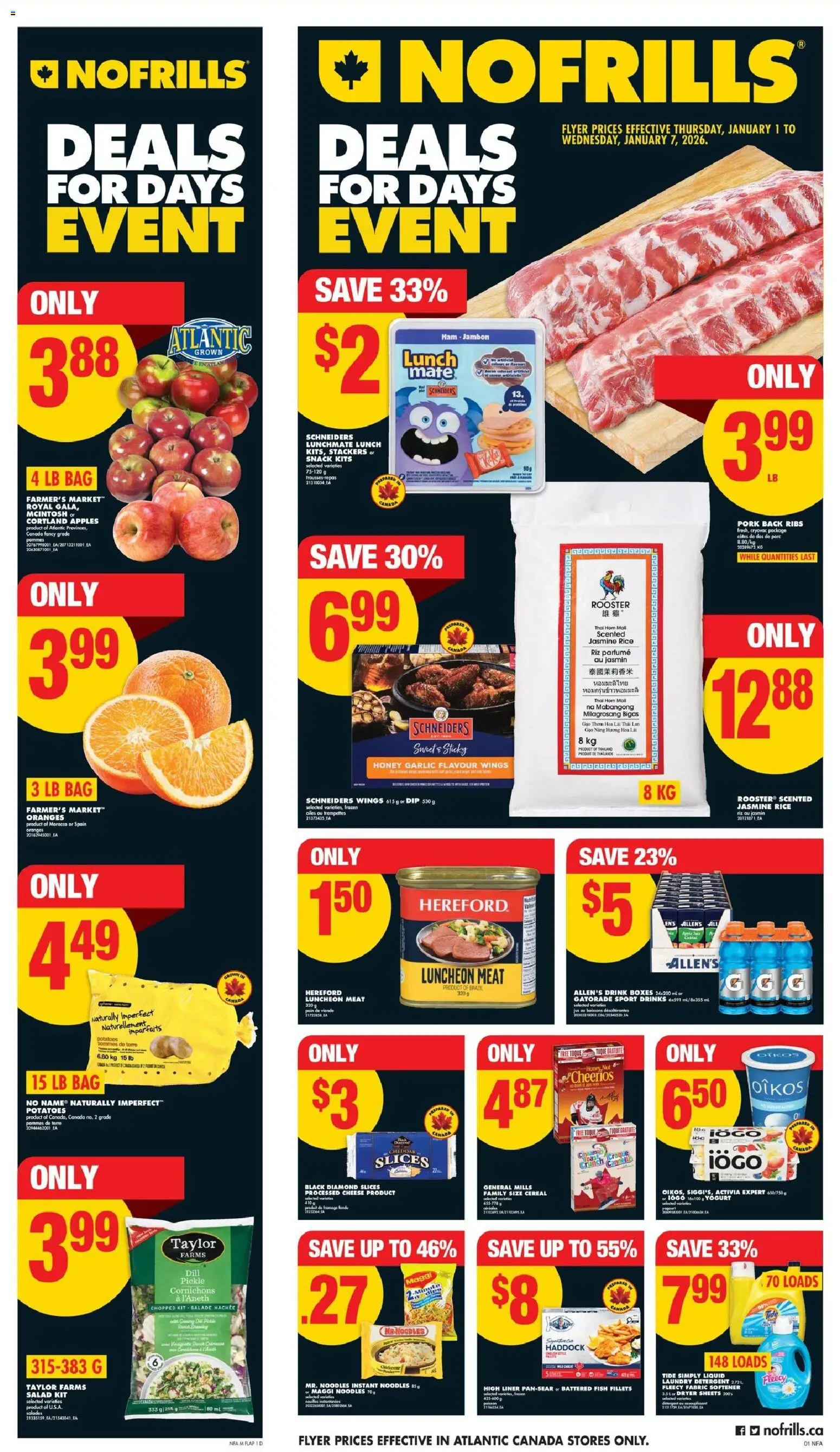 Preview of leaflet Weekly Flyer - NS from shop No Frills is valid from Jan 01, 2026