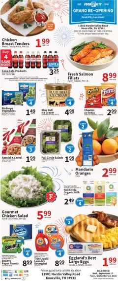 Ad Preview of Food City Grand Opening from 09/17/2025
