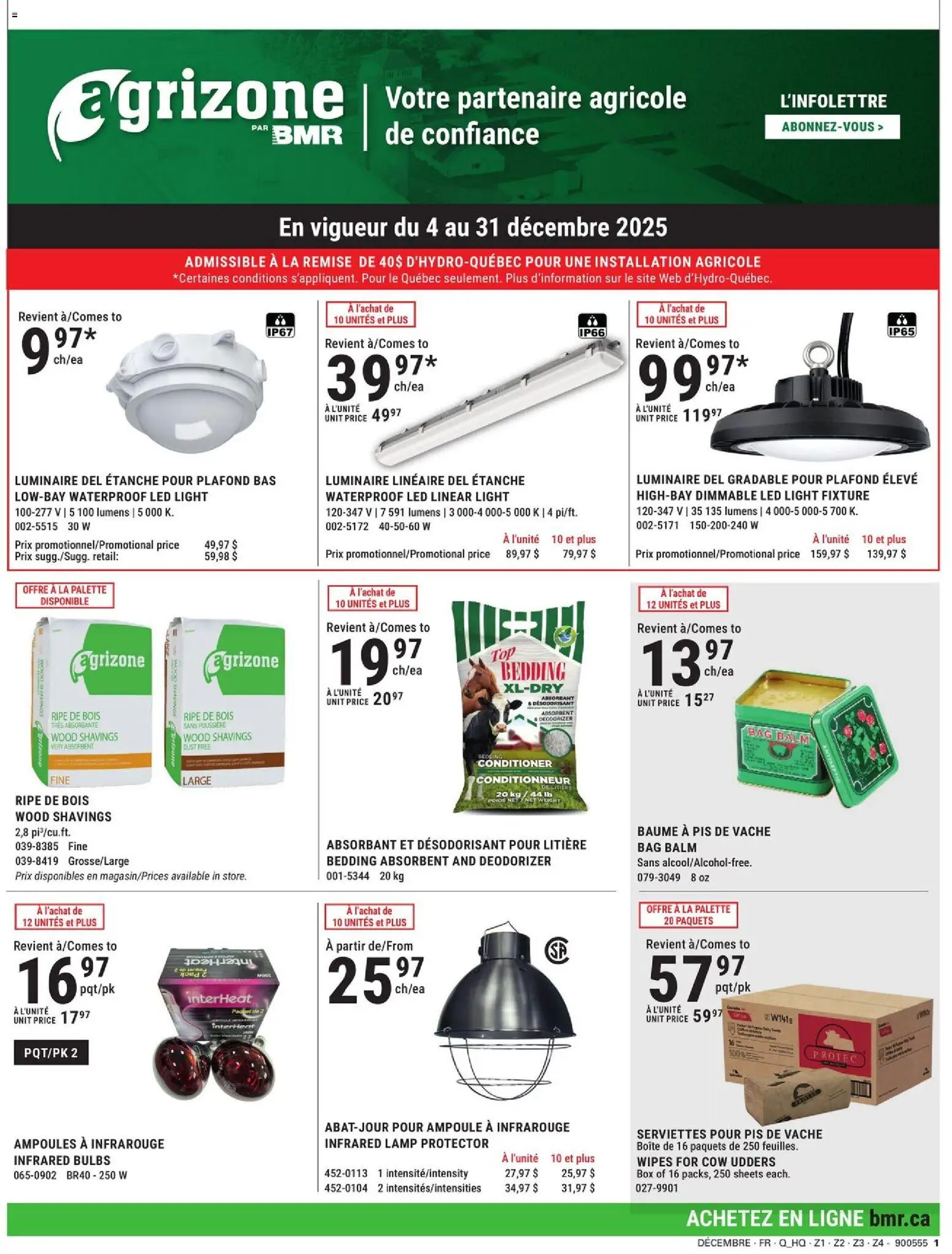 Preview of leaflet Agrizone circulaire from shop BMR is valid from Dec 04, 2025
