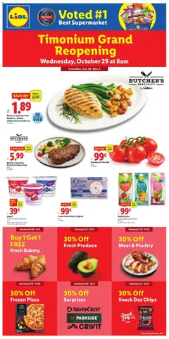 Ad Preview of Lidl Grand Opening from 10/29/2025