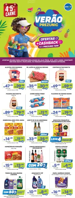 Pré-Visualização do folheto "Encarte" da loja Prezunic válido a partir de 28/01/2026