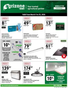 Preview of leaflet BMR flyer Agrizone from shop BMR is valid from Mar 05, 2026