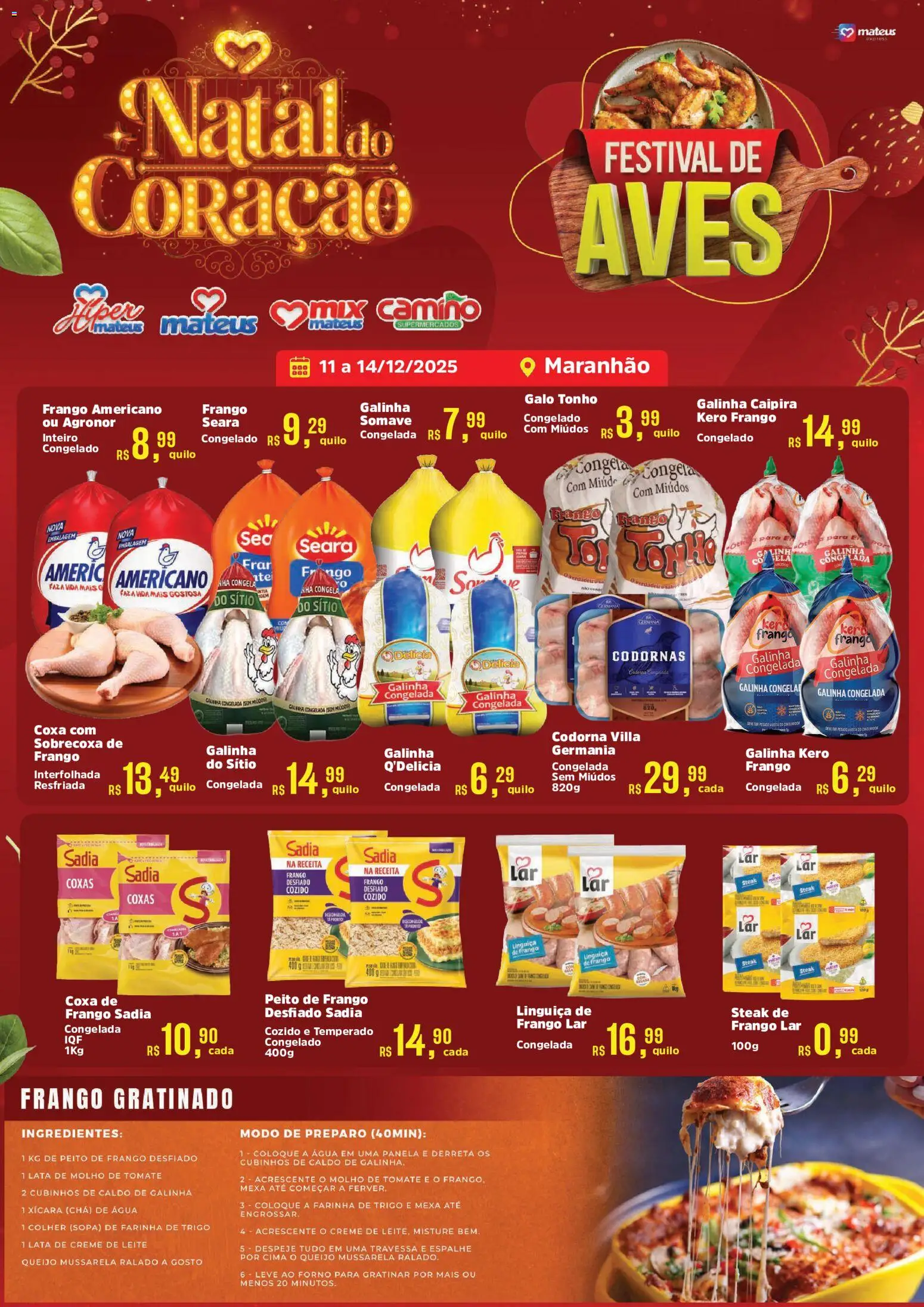 Pré-Visualização do folheto "Ofertas da semana" da loja Mateus válido a partir de 11/12/2025