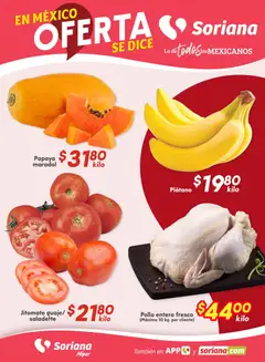 Vista previa las ofertas de la tienda Soriana - Fin de Semana Híper: Ver, Tab, Chis, Camp, Yuc y Q. Roo desde el 31/10/2025 