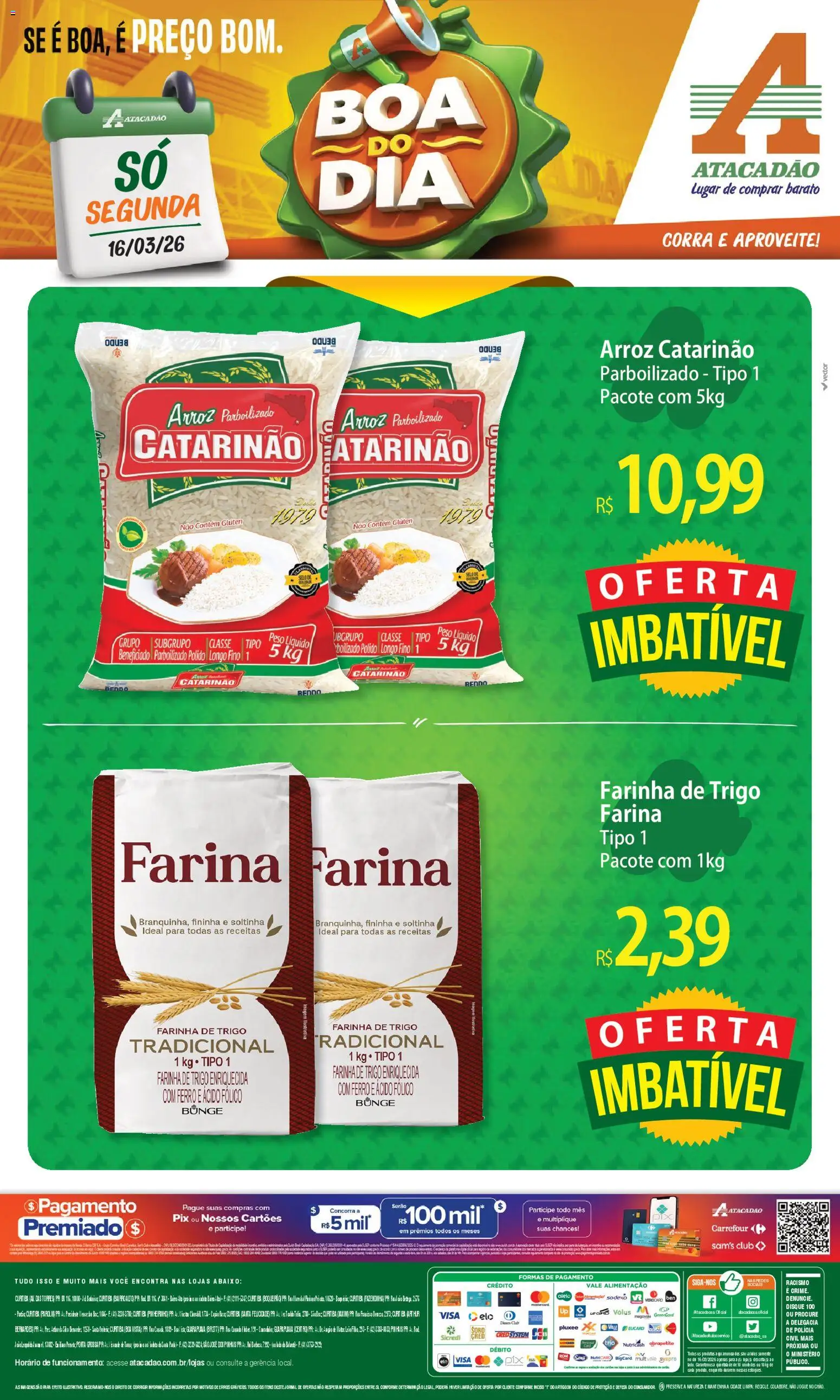 Pré-Visualização do folheto "Atacadão ofertas - PR" da loja Atacadão válido a partir de 16/03/2026