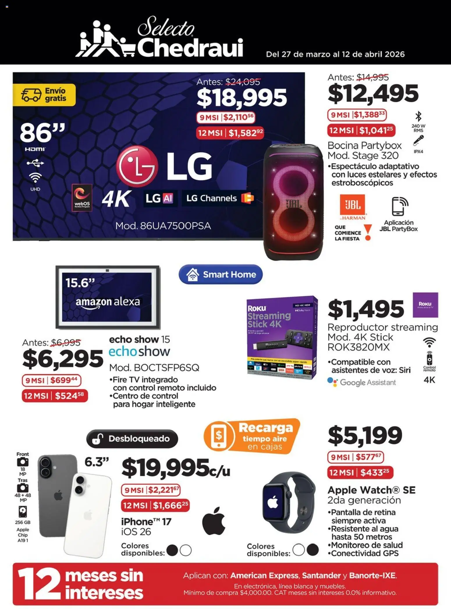 Vista previa las ofertas de la tienda Chedraui - Chedraui folleto Ofertas desde el 27/03/2026 