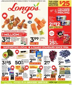 Preview of leaflet Weekly flyer / circulaire from shop Longo's is valid from Oct 16, 2025