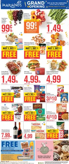 Ad Preview of Mariano's Weekly Ad from 08/13/2025