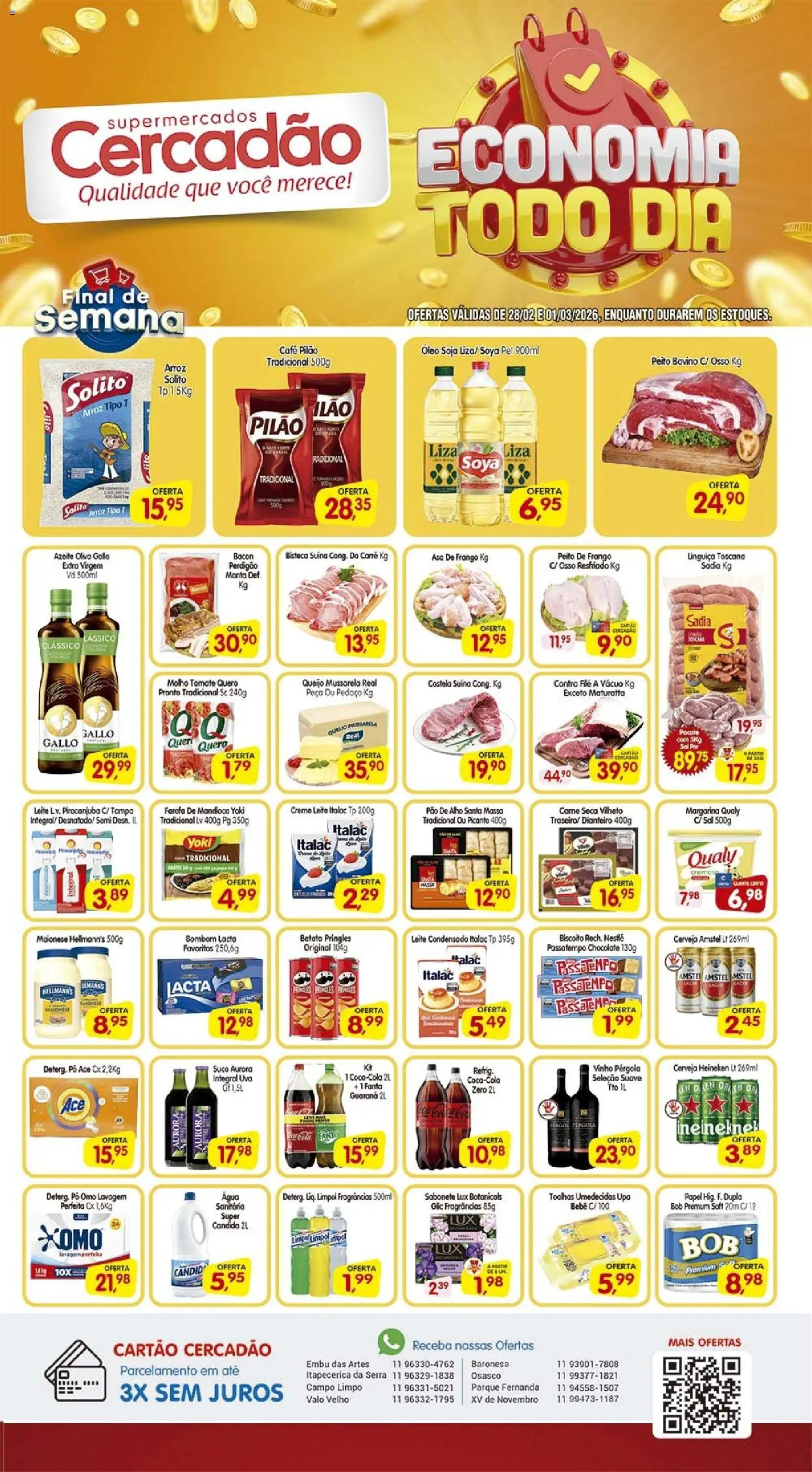 Pré-Visualização do folheto "Cercadão - Ofertas da semana" da loja Cercadão válido a partir de 28/02/2026