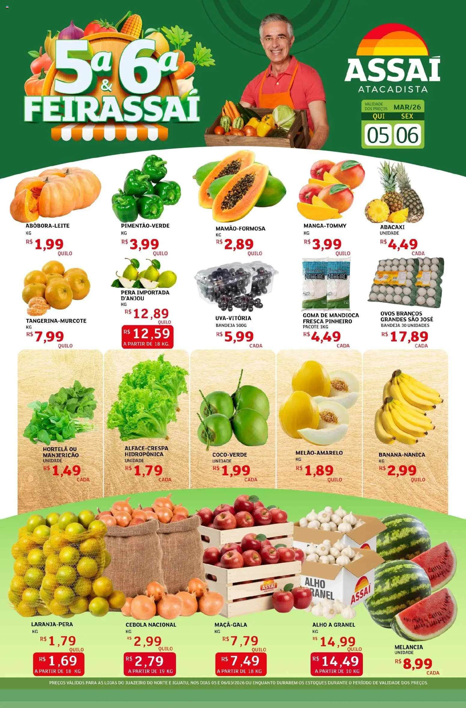 Pré-Visualização do folheto "Assaí Atacadista ofertas - CE" da loja Assaí Atacadista válido a partir de 05/03/2026