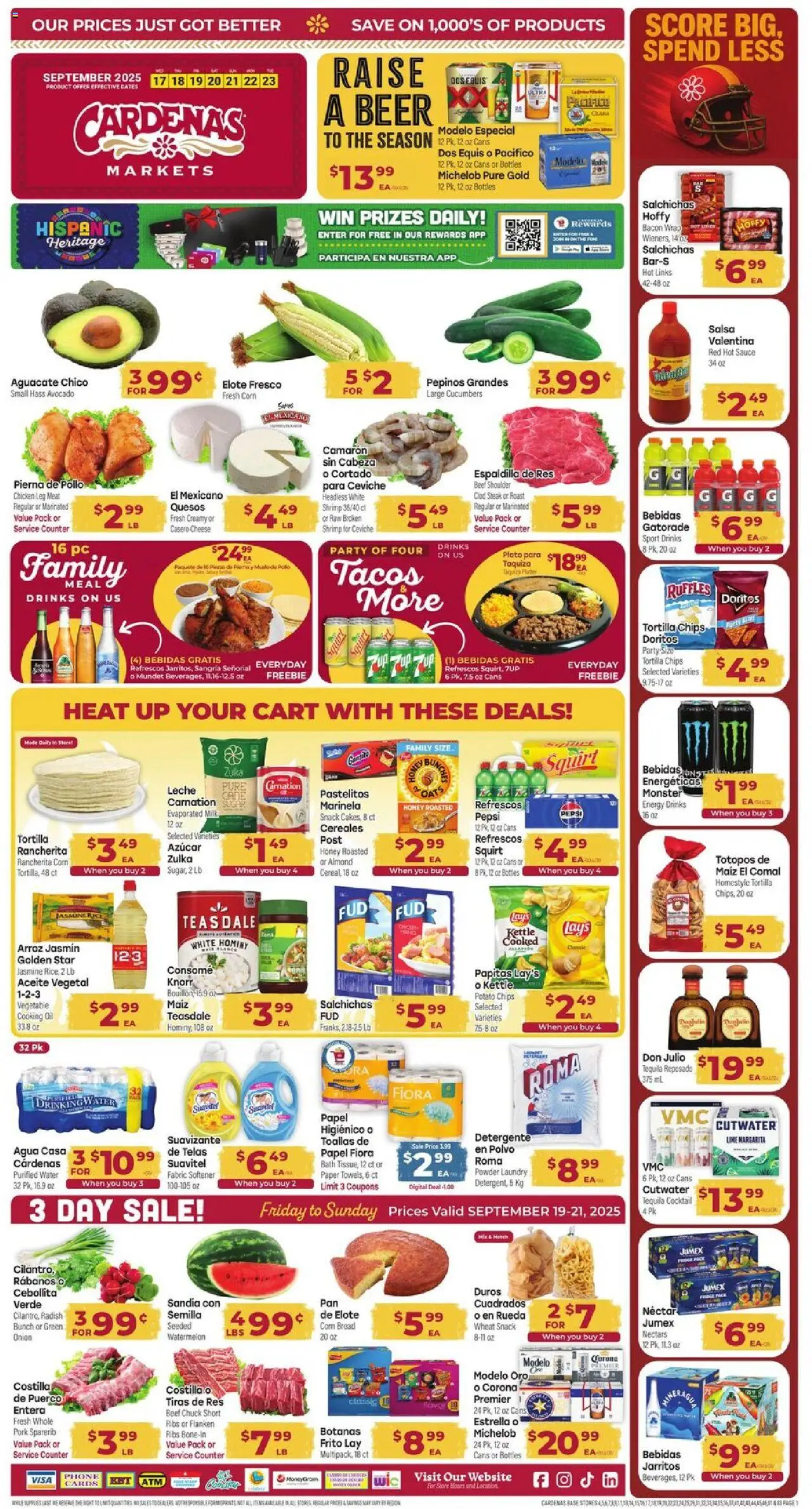 Cardenas Weekly Ad - CA from 09/17/2025 - Flyer - Page number 1