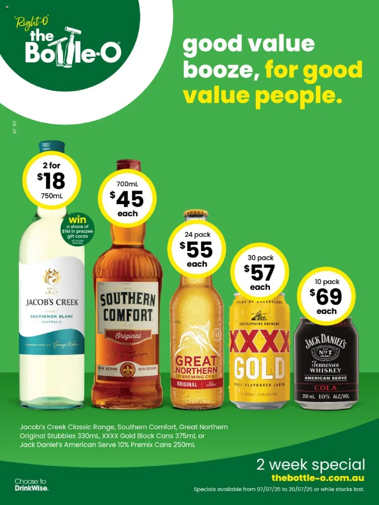 The Bottle-O catalogue valid from 07/07/2025 - page 1