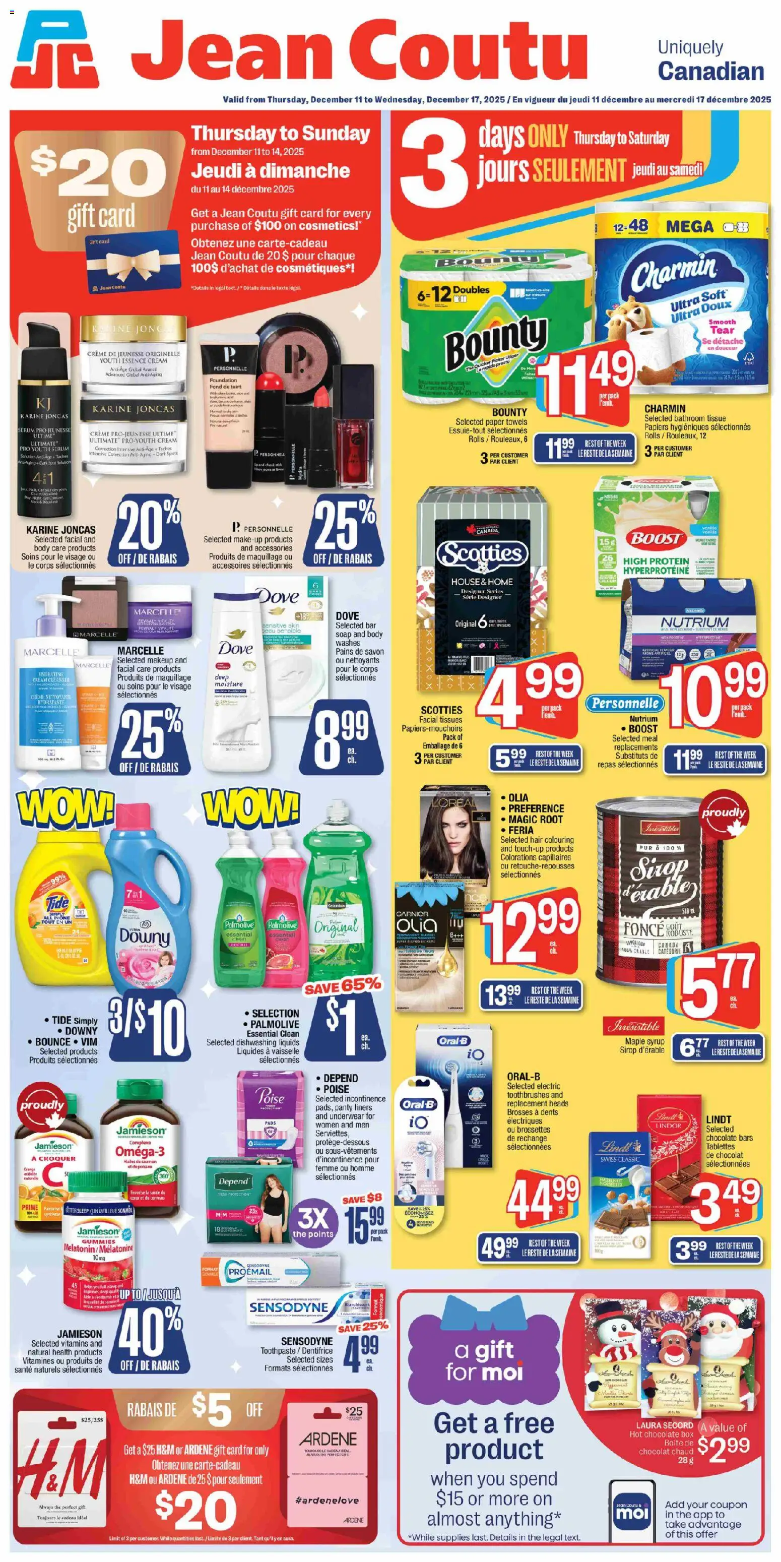 Preview of leaflet Weekly Flyer from shop Jean Coutu is valid from Dec 11, 2025