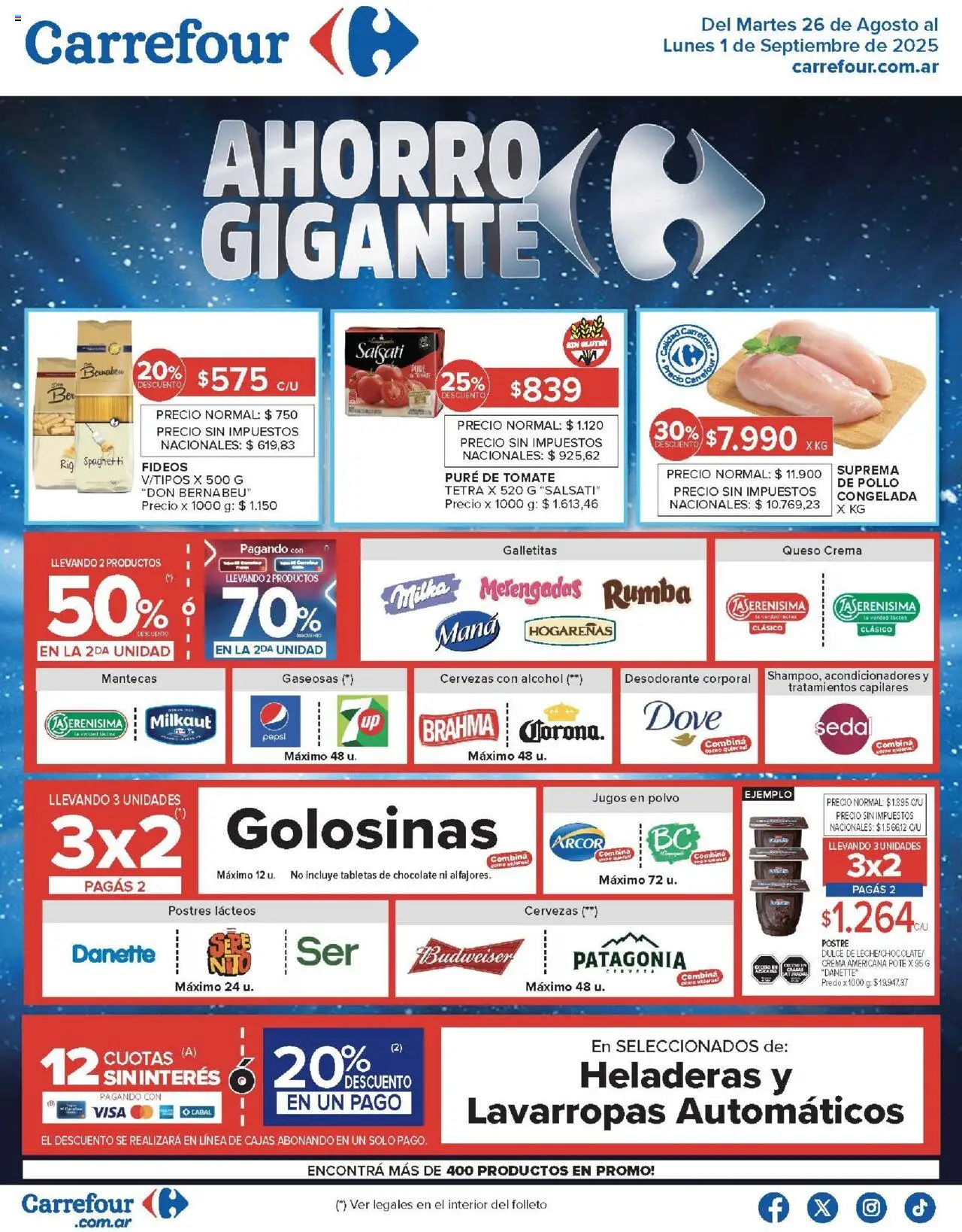 Carrefour Ofertas del 26/08/2025 >> Catálogo