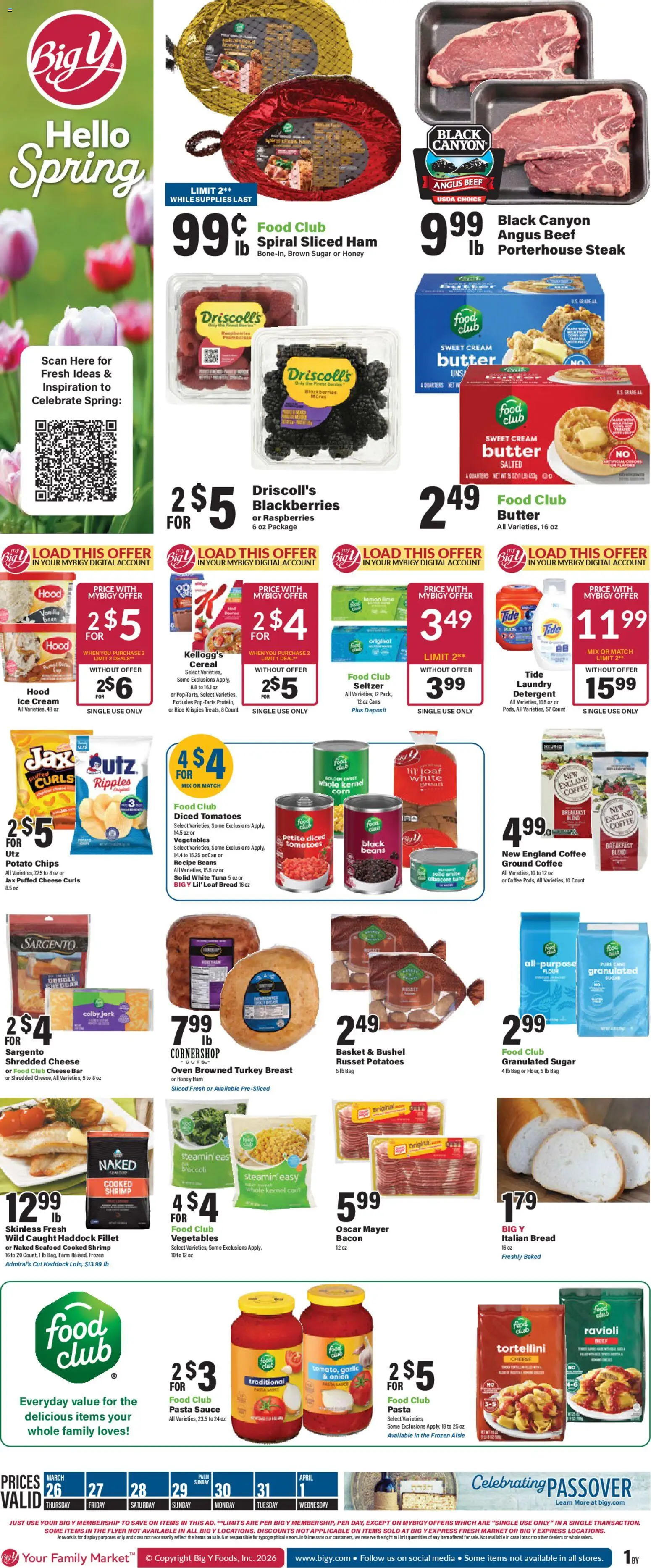 Ad Preview of Big Y Big Y Weekly Ad from 03/26/2026