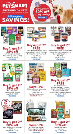 Un aperçu du dépliant Flyer / circulaire du magasin Petsmart est valide à partir 1 sept. 2025