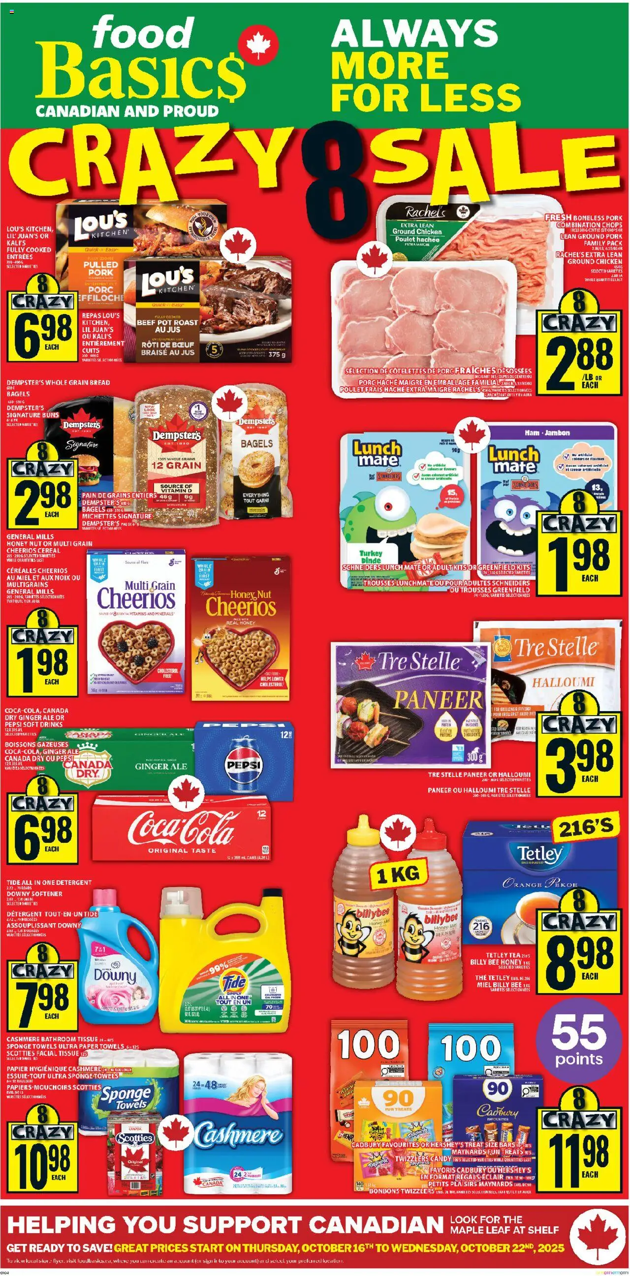 Food Basics flyer valid from Oct 16, 2025 - page number 1