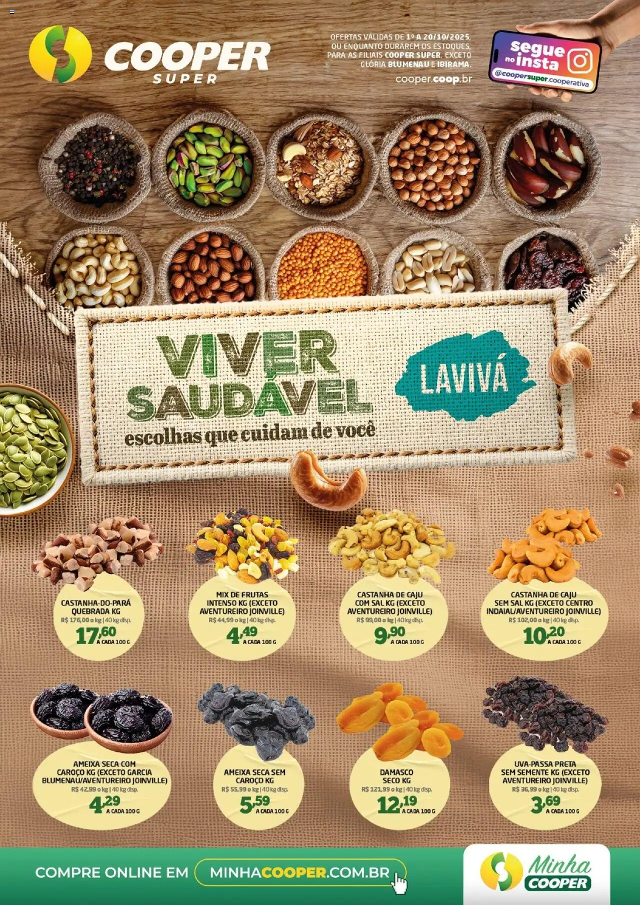Cooper folheto "Ofertas Especial Viver Saudável" válido a partir de 01/10/2025 - número de página 1