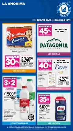 Vista previa del folleto de la tienda La Anonima válido desde el 06/11/2025 