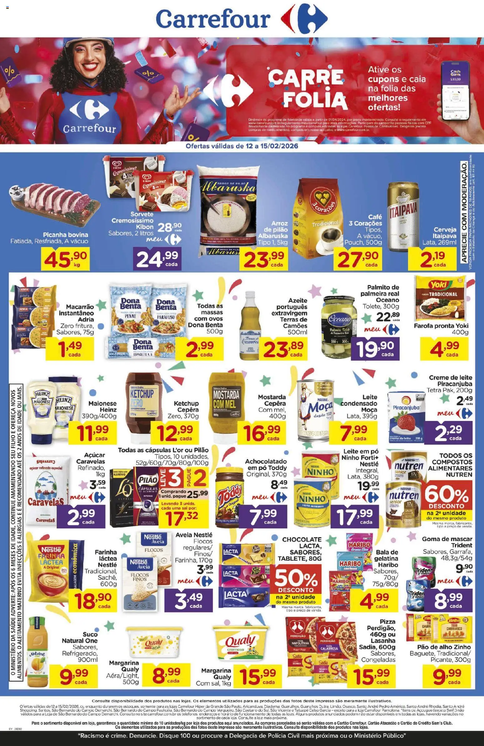 Pré-Visualização do folheto "Ofertas Carrefolia" da loja Carrefour válido a partir de 12/02/2026