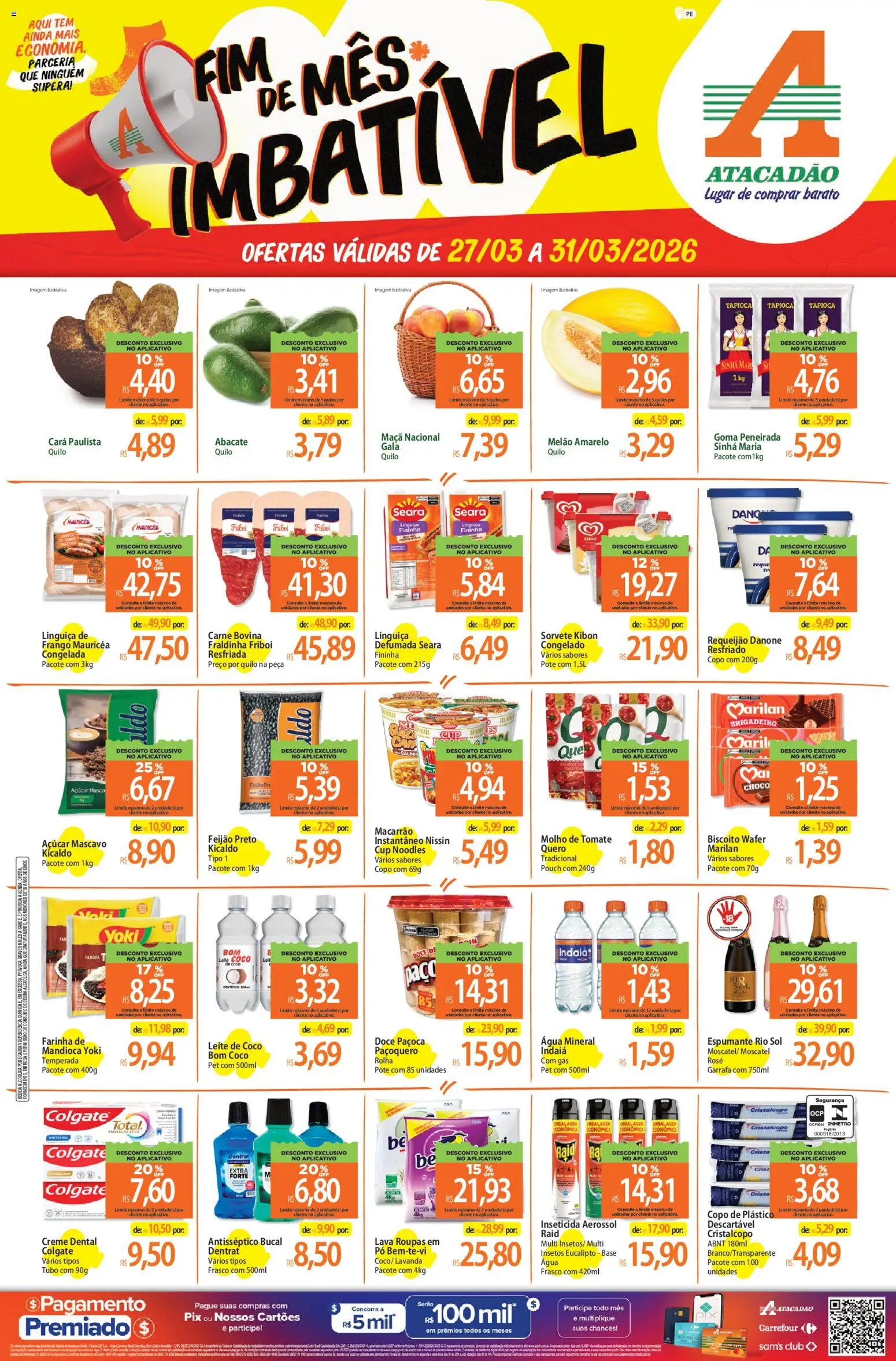 Pré-Visualização do folheto "Atacadão ofertas - PE" da loja Atacadão válido a partir de 27/03/2026
