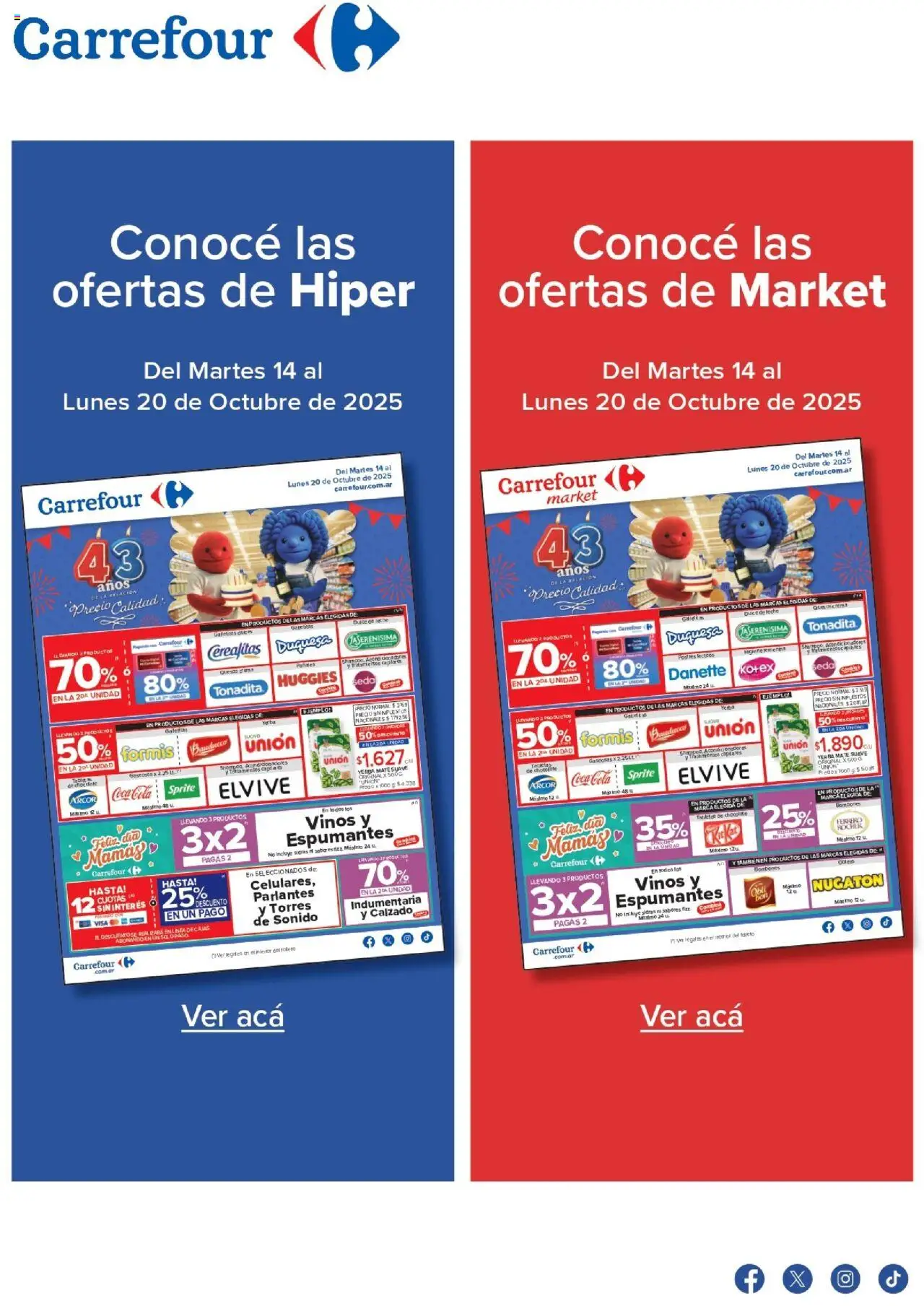 Carrefour Ofertas del 14/10/2025 >> Catálogo