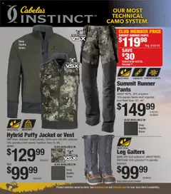 Ad Preview of Cabela's Big Game Hunting 25 from 06/12/2025 | Page: 10