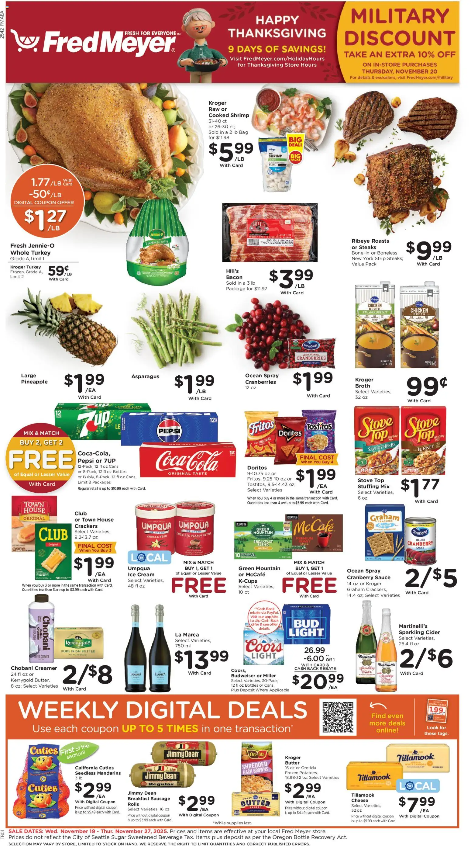 Ad Preview of Fred Meyer Black Friday from 11/19/2025