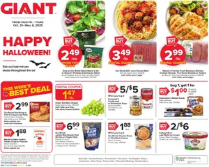 Ad Preview of Giant Weekly Ad from 10/31/2025