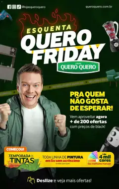Pré-Visualização do folheto "Black Friday" da loja Lojas Quero-Quero válido a partir de 04/11/2025