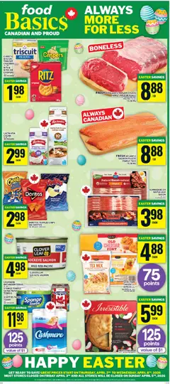 Preview of leaflet Food Basics weekly flyer - Cornwall from shop Food Basics is valid from Apr 02, 2026