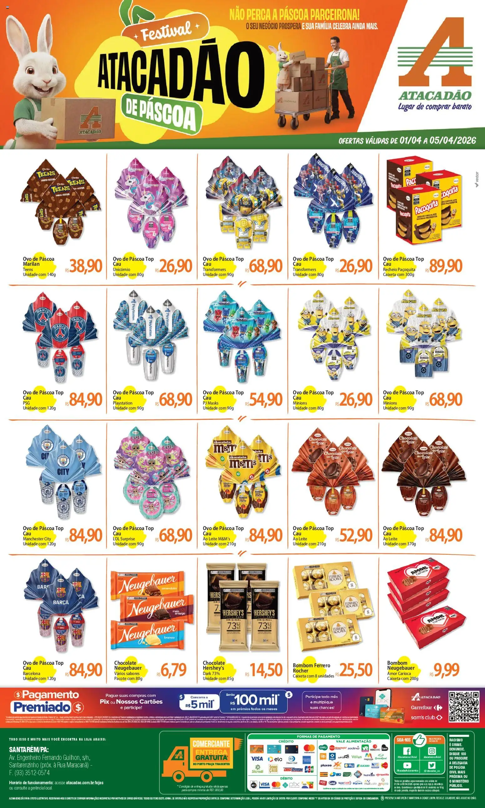 Pré-Visualização do folheto "Atacadão ofertas - PA" da loja Atacadão válido a partir de 01/04/2026