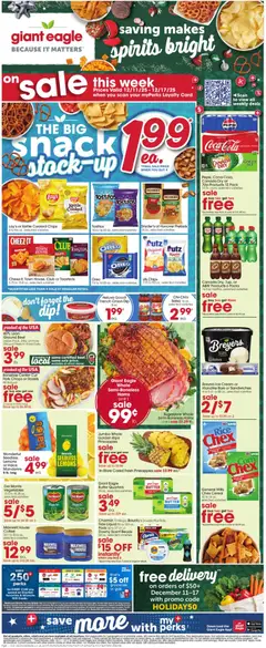 Ad Preview of Giant Eagle Weekly Ad from 12/11/2025