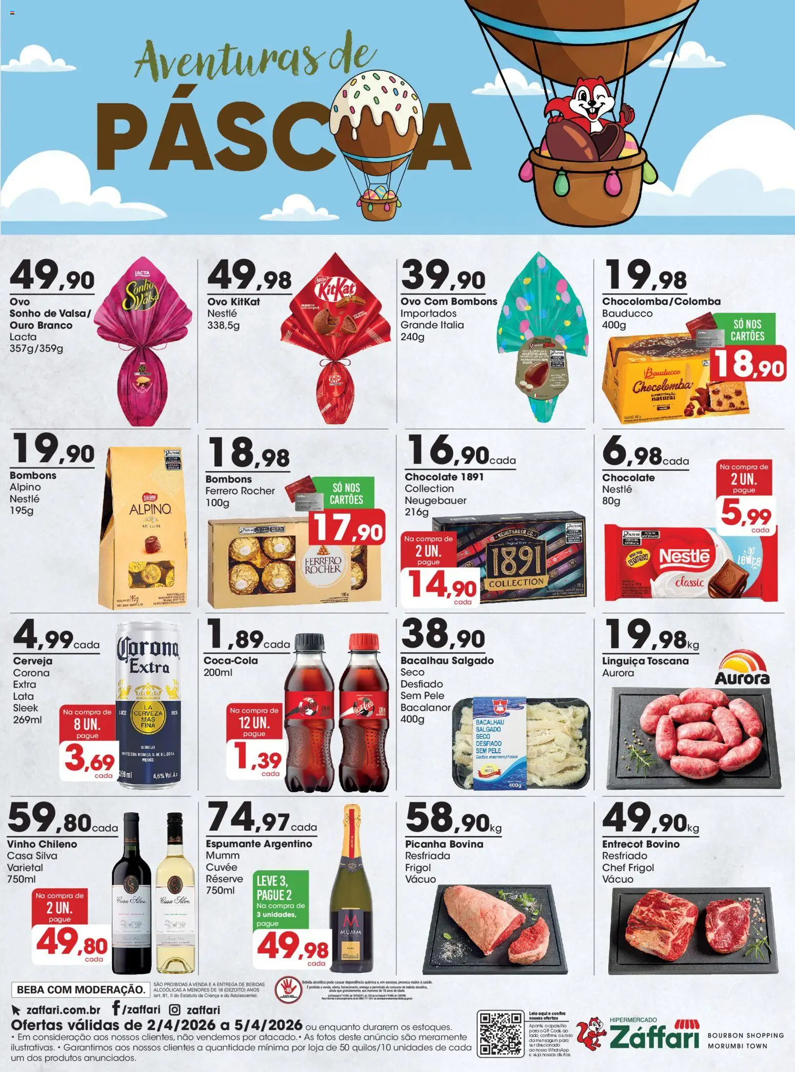 Pré-Visualização do folheto "Zaffari ofertas Final de Semana" da loja Zaffari válido a partir de 02/04/2026