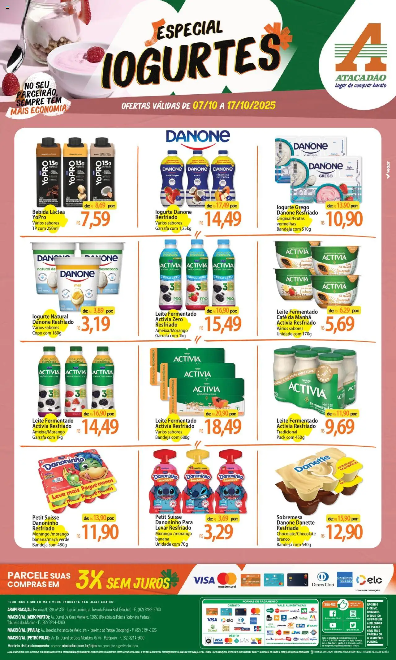 Atacadão folheto "Ofertas - AL" válido a partir de 07/10/2025 - número de página 1