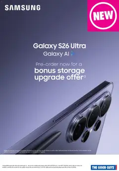 Preview of catalogue The Good Guys Samsung from shop The Good Guys valid 26/02/2026