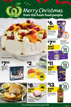 Preview of catalogue Weekly Specials Catalogue VIC from shop Woolworths valid 03/12/2025