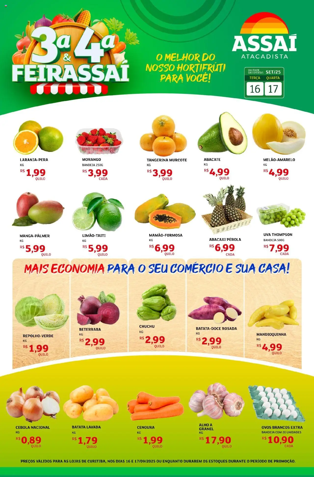 Assaí Atacadista folheto "Encarte - PR" válido a partir de 16/09/2025 - número de página 1
