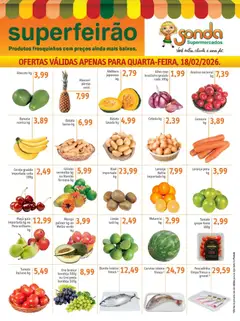 Pré-Visualização do folheto "Ofertas Feirão" da loja Sonda válido a partir de 18/02/2026