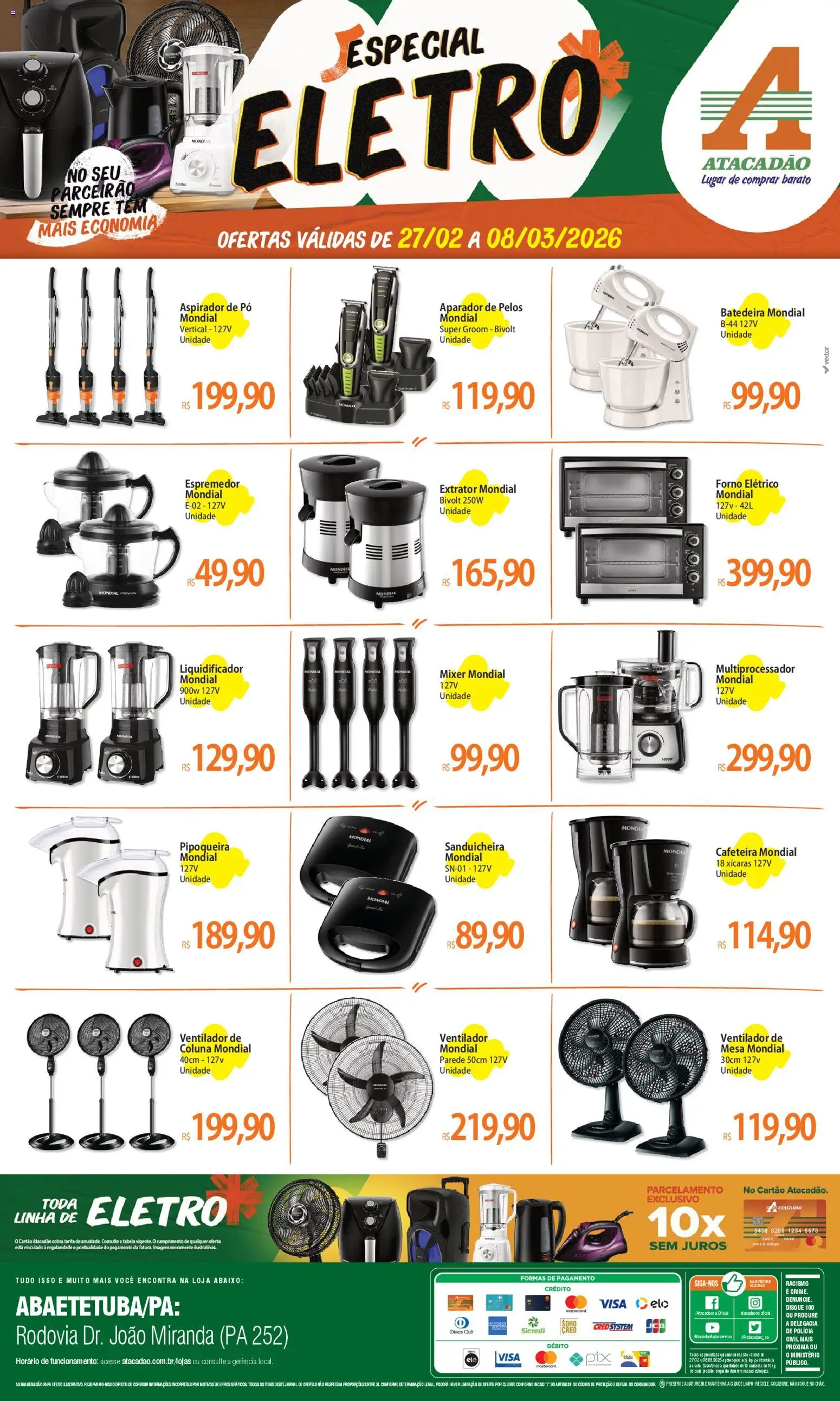 Pré-Visualização do folheto "Atacadão ofertas - PA" da loja Atacadão válido a partir de 27/02/2026