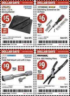 Ad Preview of Harbor Freight Dollar Days from 11/20/2025