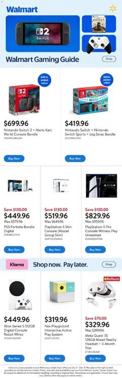 Un aperçu du dépliant Extended Aisle du magasin Walmart est valide à partir 4 déc. 2025
