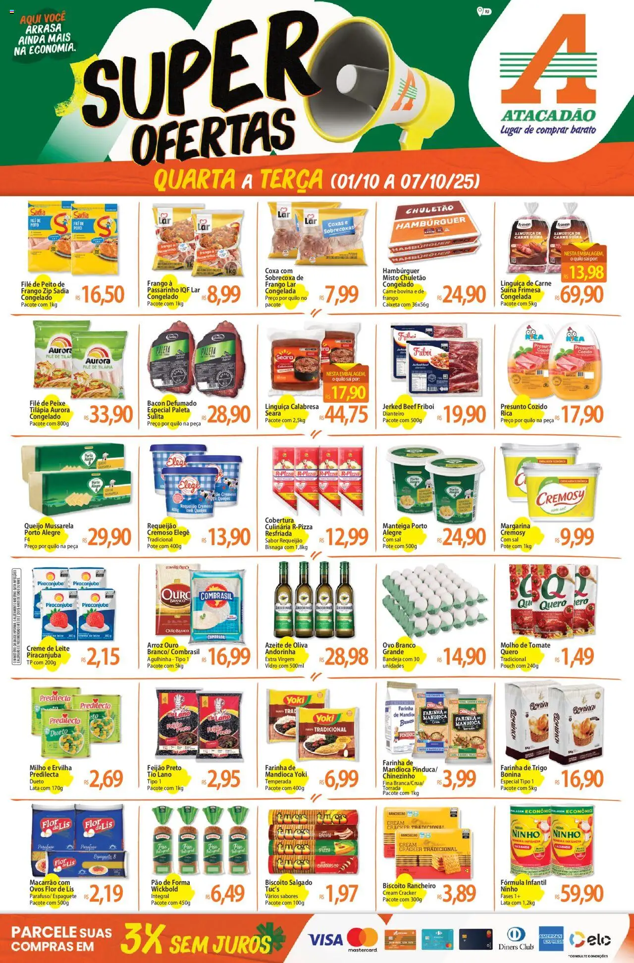 Atacadão folheto "Ofertas - RJ" válido a partir de 01/10/2025 - número de página 1