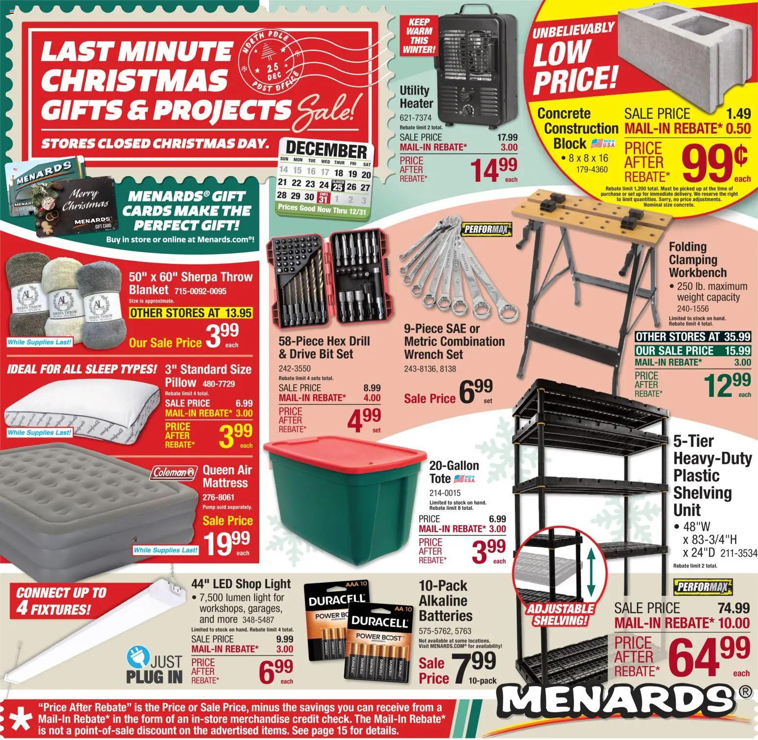 Ad Preview of Menards Weekly Ad from 12/17/2025