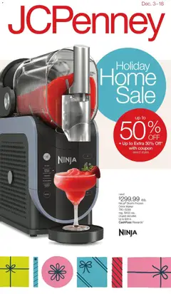 Ad Preview of JCPenney Holiday Home Sale from 12/03/2025